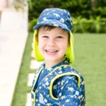 Бебешка шапка с 50+ UV защита Splash About Англия , легионерска шапка размер 1-3г.  Морски Костенурки - Image 6