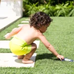 Бански за бебе , бебешки бански за плуване SplashAbout Happy Nappy Англия неон - Image 5
