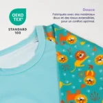 Плажен сет 3 части блуза, шапка и памперс бански Bambino Mio с UPF 40+ Cool Cats - Image 3