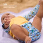 Памперс бански Bambino Mio за многократна употреба, с памучна вътрешна част Busy Bees 2-3г - Image 6