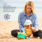 Плажен сет 3 части блуза, шапка и памперс бански Bambino Mio с UPF 40+ Busy Bees - Image 6