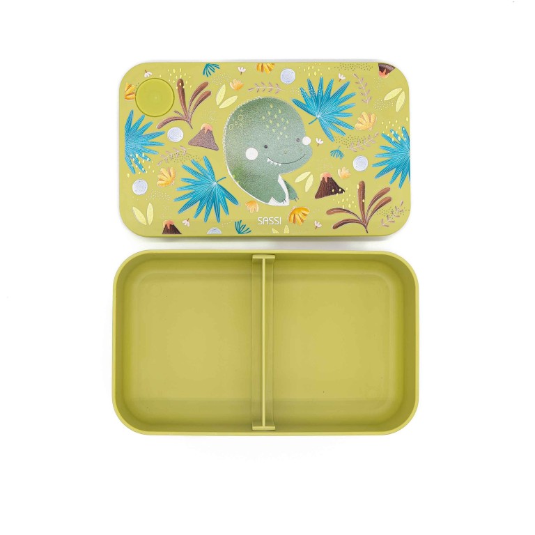 rpet-lunch-box-cracky-the-dinosaur (1) Кутия за обяд Sassi Италия — лека, издръжлива, с любим герой за детска градина и училище - Image 1